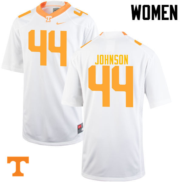 Women #44 Jakob Johnson Tennessee Volunteers College Football Jerseys-White